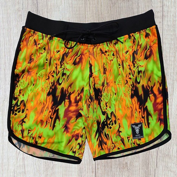 Bermuda Men's Physique Curta Neon Vibes