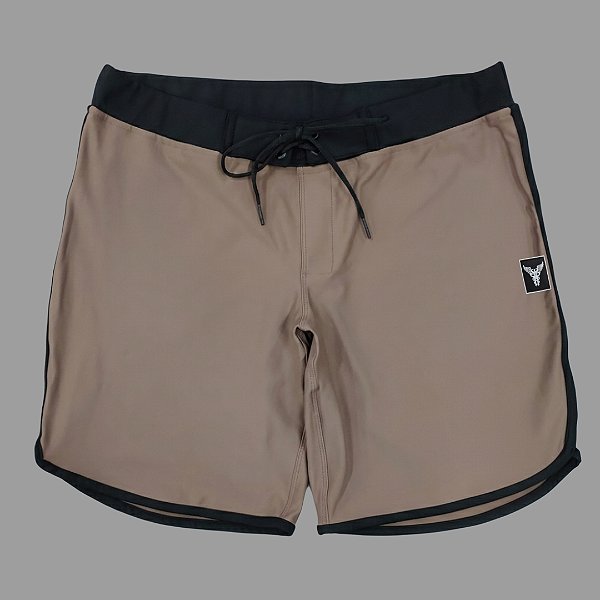 Bermuda Men's Physique Curta Café com Preto