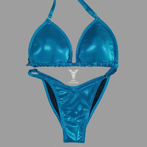 Biquíni Fit Model NPC – Turquesa Brilhante