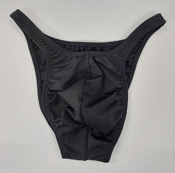 Sunga Bodybuilder – Pró – GG – Preta em Lycra – Sem costura