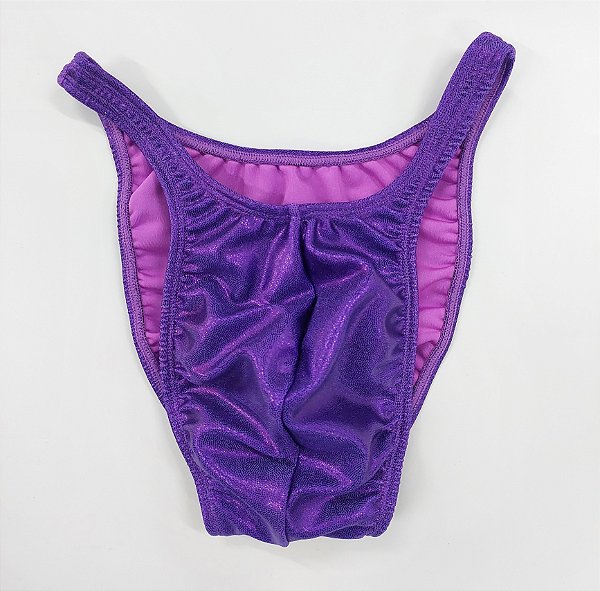 Sunga Bodybuilder – Pró – M – Violeta Brilhante – Sem costura