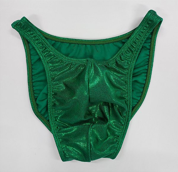 Sunga Bodybuilder – Tradicional – M – Verde Brilhante – Sem costura
