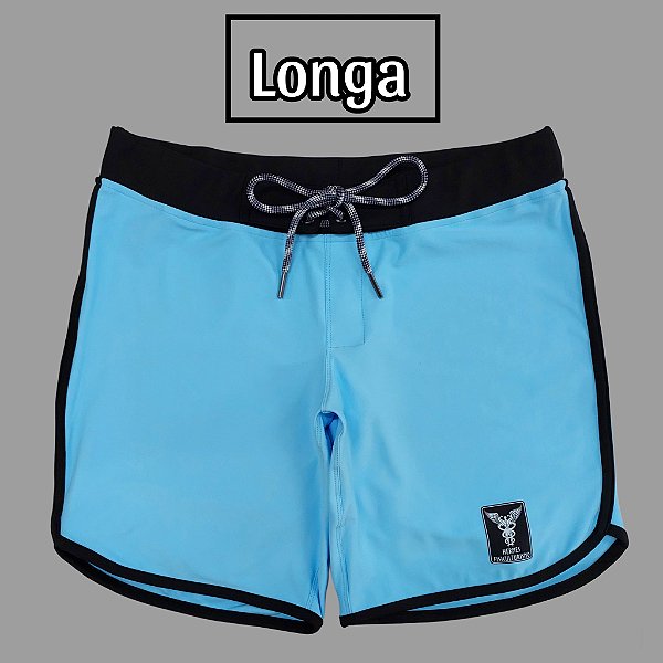 Bermuda Mens Physique Longa – Blue Sky com preto – 36