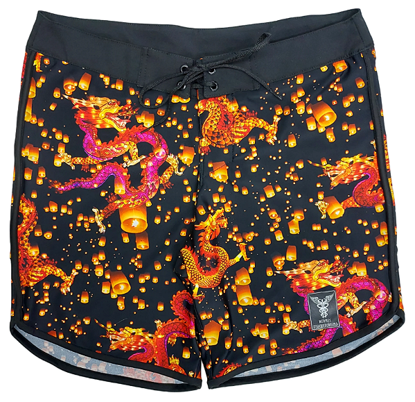 Bermuda Mens Physique Curta – Lanterna Chinesa – 38