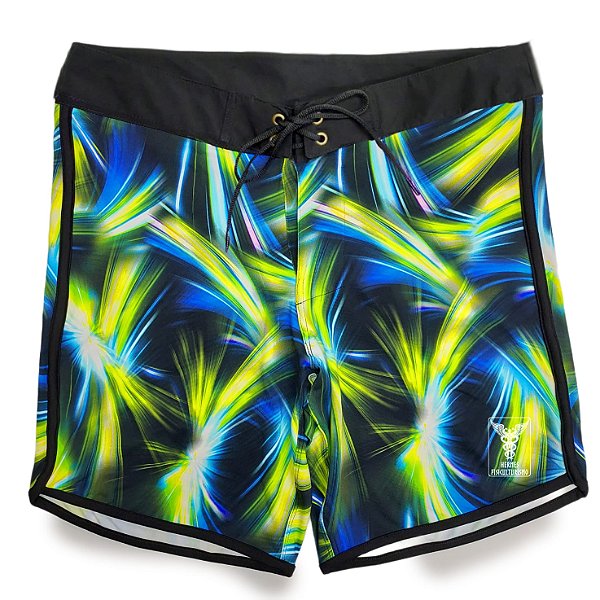 Bermuda Mens Physique Curta – Abstrato Colorido – 36