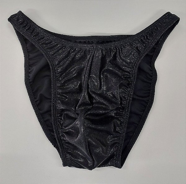 Sunga Bodybuilder – Tradicional – GG – Preta Brilhante – Sem costura