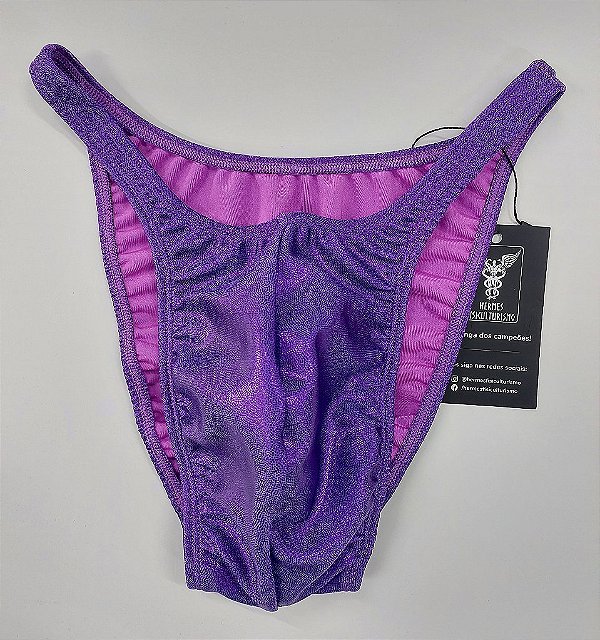 Sunga Bodybuilder – Pró – G – Violeta Brilhante – Sem costura
