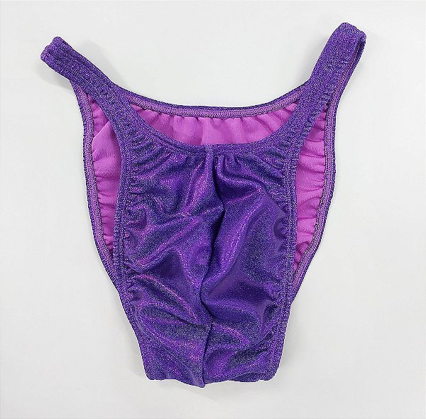Sunga Bodybuilder – Pró – M – Violeta Brilhante – Sem costura