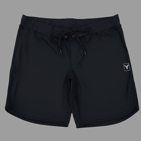Bermuda Men's Physique Curta Preta (Full Black)