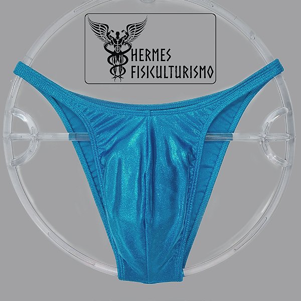 Sunga Bodybuilder Turquesa Brilhante - Corte Pró