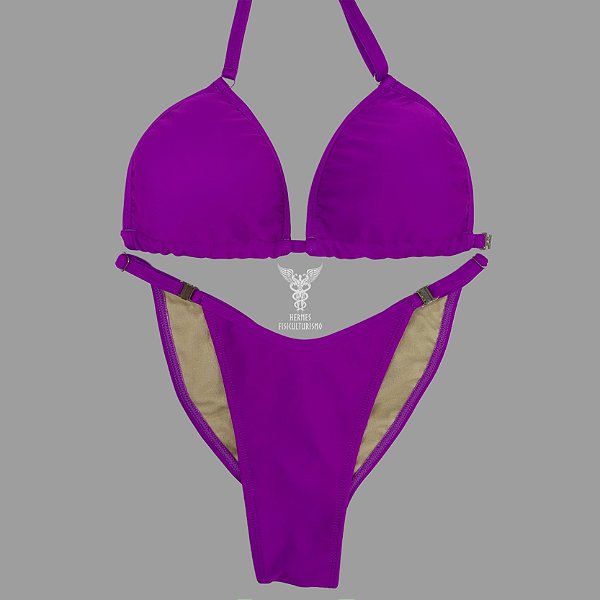 Biquíni Fit Model NPC – Magenta em Lycra