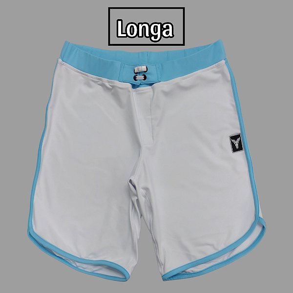 Bermuda Men's Physique Longa Branca com Blue Sky
