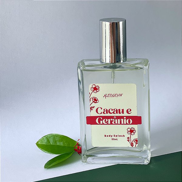 Colônia Cacau e Gerânio 50 mL