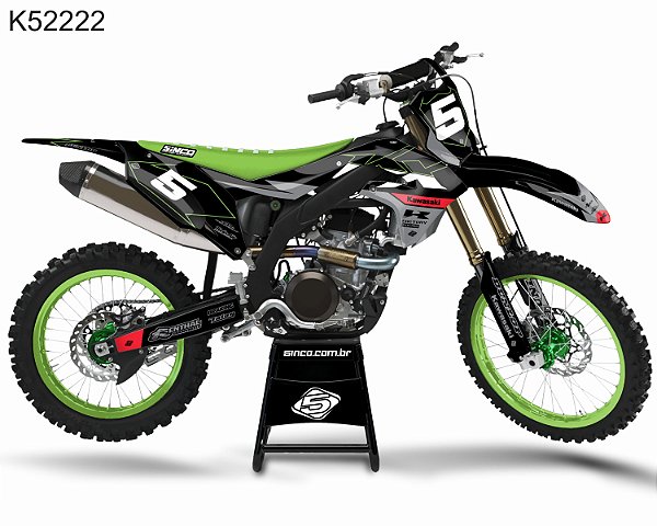 KIT GRÁFICO KX 450 F 2019 A 2022 - KX 250 F - 2021 A 2022 - PRO - K52222