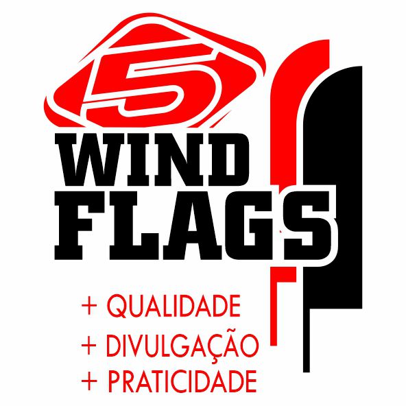 Wind Flags Personalizados 2,0x0,70 - 5inco
