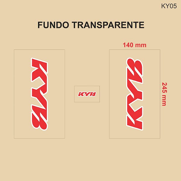 Adesivo de Suspensão KYB - KY05