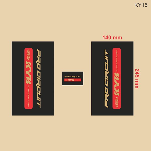 Adesivo de Suspensão KYB - KY15