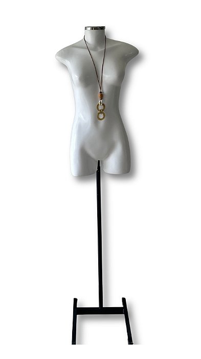 Jô Perninha Branco - C/ Pedestal Preto Simples