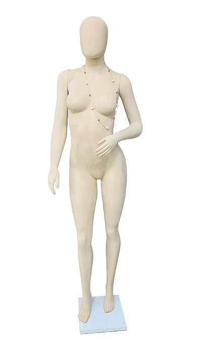 Manequim Soraia Premium - Bege Aveludada