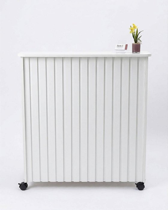 Balcão Ripado Branco