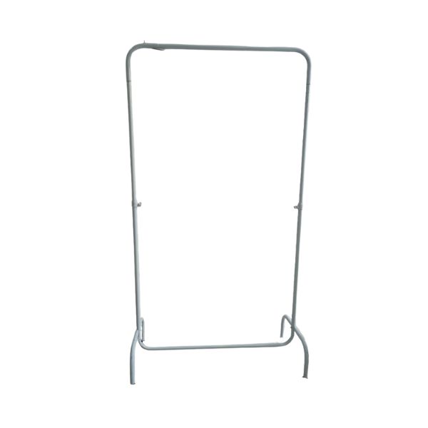 Arara Cabideiro Simples de Chão Branca - 1 Metro