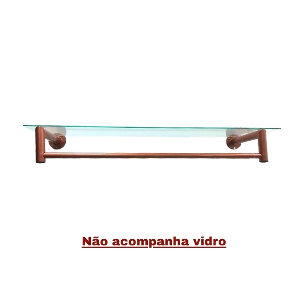 Arara Cabideiro Tubular L Rose Gold - 1 Metro