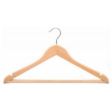 Cabide De Madeira C/ Barra - Adulto