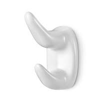 Cabide Branco com 2 Ganchos – Icasa IA5