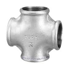 Cruzeta 180° BSP 1" Galvanizada – Tupy