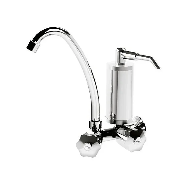 Torneira com Filtro Romar Cozinha Parede Bica Móvel C50 ABS 2201150 Cromado