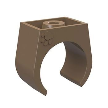 Braçadeira para Tubo PVC Marrom 25 mm Tigre BC04