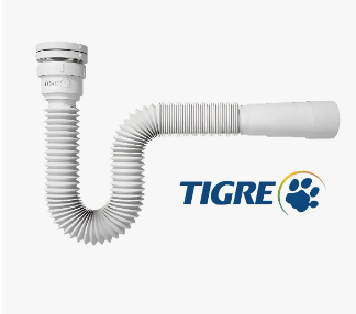 Sifão Flex Vertical 1.1/2" x 40mm Branco