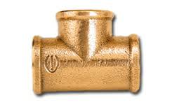 Tê 90° Bronze R/R 1/2" – Eluma