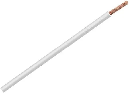 Cabo Flexível 750V 1mm² Branco Nambei – Venda por Metro