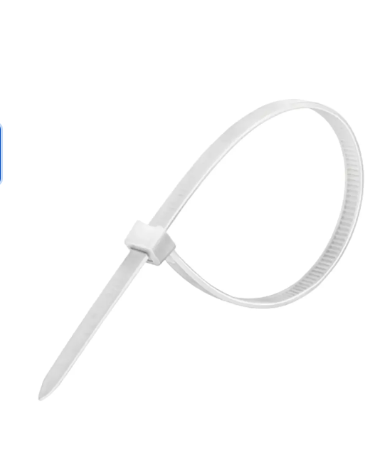 Abraçadeira Nylon T18R 100 × 2,5 mm – Hellermann (Natural)