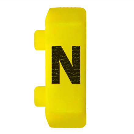 Anilha de Identificação HG/0 Letra "N" – Embalagem PFL – HellermannTyton