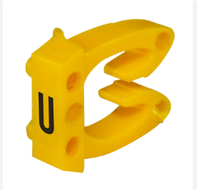 Anilha de Identificação HG/0 Letra "U" – Embalagem PFL – HellermannTyton