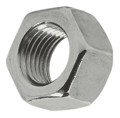 Porca Sextavada Torneada Zincada 3/8"