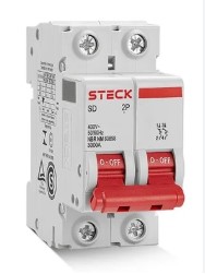 Disjuntor SD62 63A 2 Polos Curva C 3kA – Steck