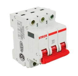 Disjuntor SD3 100A 3P Curva C – Steck (SDD3C100)