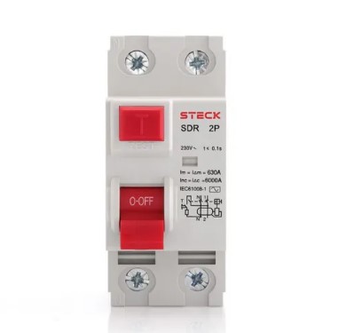 Interruptor Diferencial Residual (DR) 2P 63A 30mA SDR26330 Steck