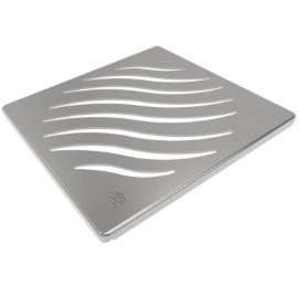 Grelha Alumínio Quadrada Inox 100 mm – Tigre