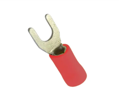 Terminal Garfo Vermelho 5 mm – 0,5 a 1,5 mm²