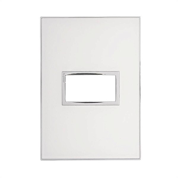 PLACA ARTEOR MIRROR WHITE PARA 1 MÓDULO 2X4 575244 LEGRAND