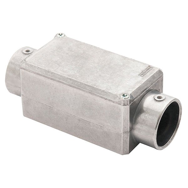 CONDULETE ALUMÍNIO C 1.1/4'' SEM ROSCA COM TAMPA 56101/314 – TRAMONTINA