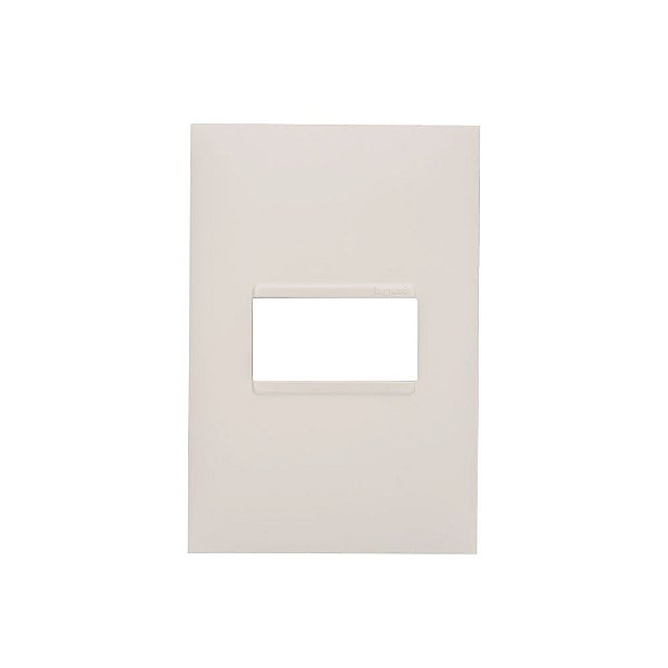 PLACA 4X2 COM 1 POSTO BRANCO 618501BC PIAL PLUS+