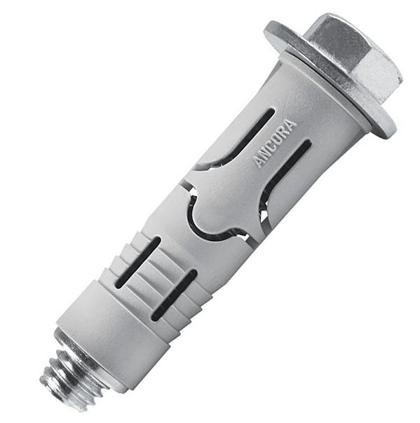 CHUMBADOR DE NYLON CBN 1/4 X 2” COM PARAFUSO CBN14200 – ÂNCORA