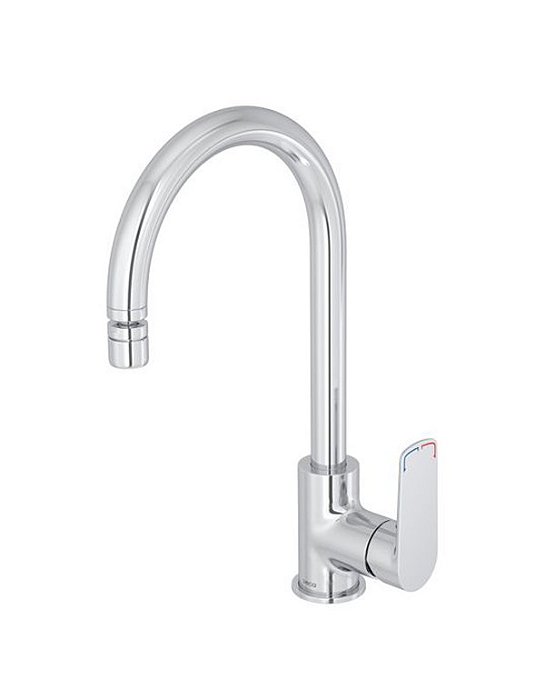 Misturador Monocomando de Mesa Cozinha 2251.C – Deca Level One Cromado com Bica Móvel