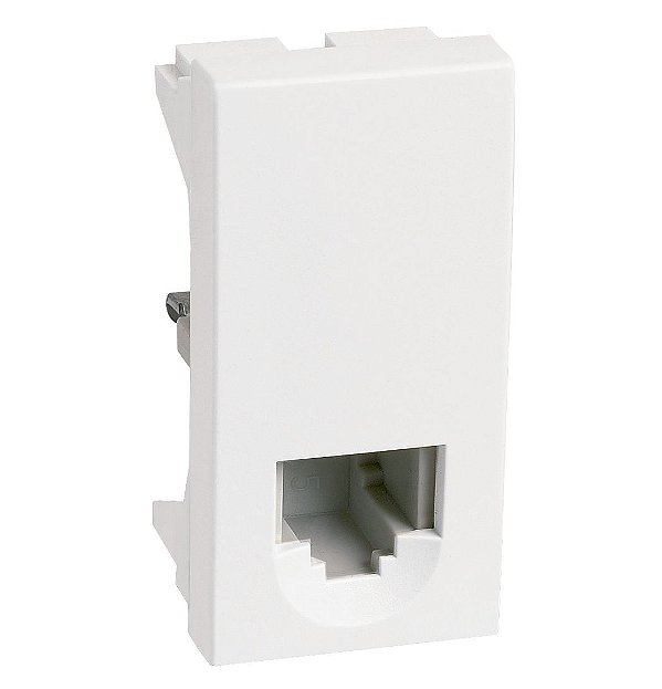 TOMADA TELEFONE RJ 11 2 FIOS BRANCO PIAL PLUS LEGRAND