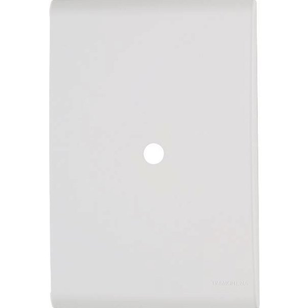 PLACA 4X2 1 FURO BRANCO LIZ TRAMONTINA